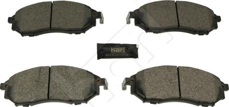 Hart 260 760 - Brake Pad Set, disc brake autospares.lv