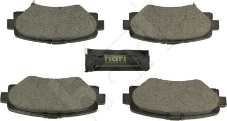 Hart 260 771 - Brake Pad Set, disc brake autospares.lv