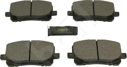 Hart 261 584 - Brake Pad Set, disc brake autospares.lv