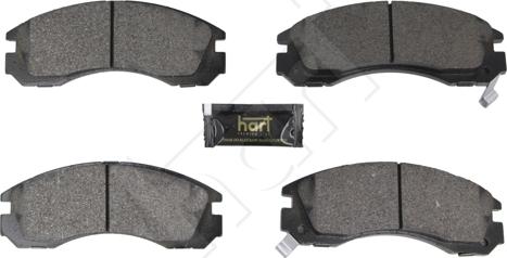 Hart 261 859 - Brake Pad Set, disc brake autospares.lv
