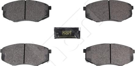 Hart 261 853 - Brake Pad Set, disc brake autospares.lv