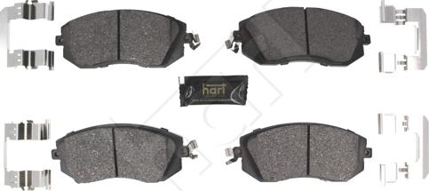 Hart 261 806 - Brake Pad Set, disc brake autospares.lv