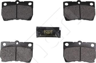 Hart 261 837 - Brake Pad Set, disc brake autospares.lv