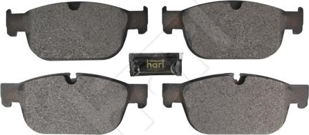 Hart 261 825 - Brake Pad Set, disc brake autospares.lv