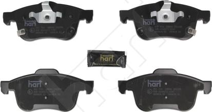 Hart 261 744 - Brake Pad Set, disc brake autospares.lv