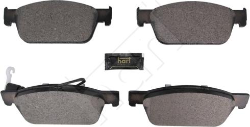 Hart 261 789 - Brake Pad Set, disc brake autospares.lv