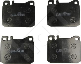 Hart 219 119 - Brake Pad Set, disc brake autospares.lv