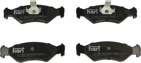 Hart 219 118 - Brake Pad Set, disc brake autospares.lv