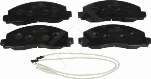 Hart 219 134 - Brake Pad Set, disc brake autospares.lv