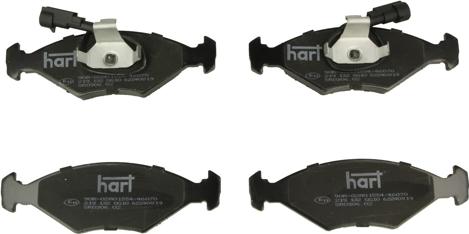 Hart 219 132 - Brake Pad Set, disc brake autospares.lv