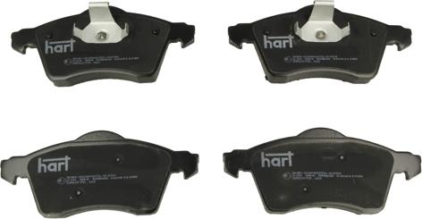 Hart 215 944 - Brake Pad Set, disc brake autospares.lv