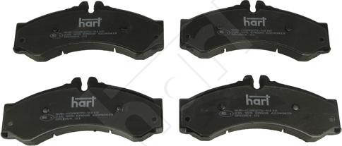 Hart 215 955 - Brake Pad Set, disc brake autospares.lv