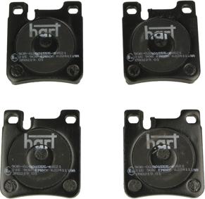 Hart 215 908 - Brake Pad Set, disc brake autospares.lv