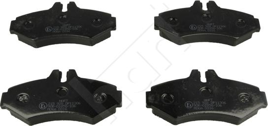 Hart 215 928 - Brake Pad Set, disc brake autospares.lv