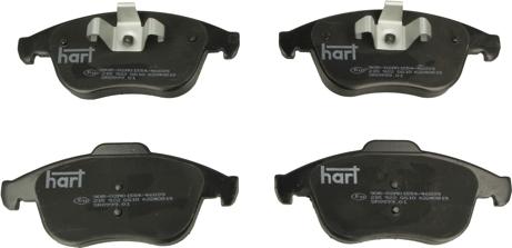 Hart 215 922 - Brake Pad Set, disc brake autospares.lv