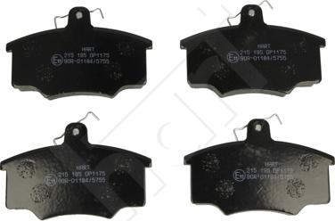 Hart 215 195 - Brake Pad Set, disc brake autospares.lv