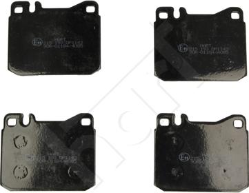 Hart 215 193 - Brake Pad Set, disc brake autospares.lv