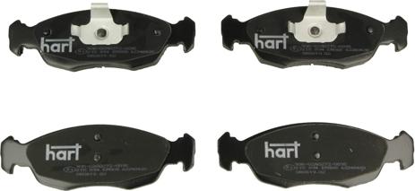 Hart 215 894 - Brake Pad Set, disc brake autospares.lv