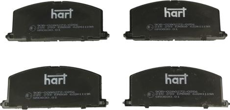 Hart 215 293 - Brake Pad Set, disc brake autospares.lv