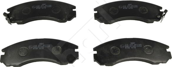 Hart 215 257 - Brake Pad Set, disc brake autospares.lv