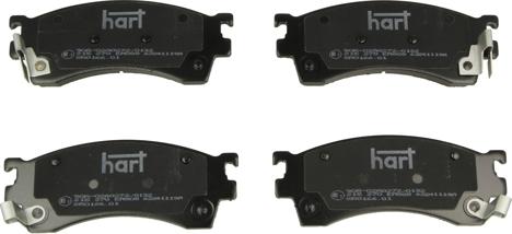 Hart 215 270 - Brake Pad Set, disc brake autospares.lv