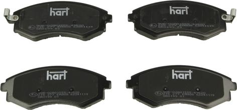 Hart 215 277 - Brake Pad Set, disc brake autospares.lv