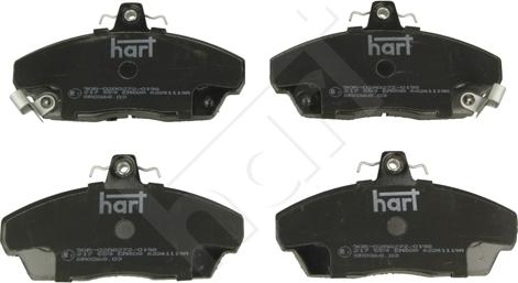 Hart 217 559 - Brake Pad Set, disc brake autospares.lv