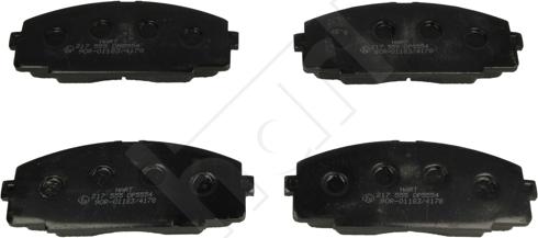 Hart 217 555 - Brake Pad Set, disc brake autospares.lv