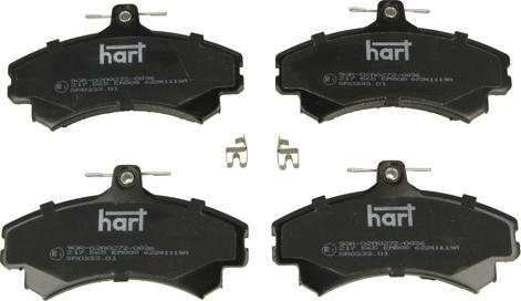 Hart 217 565 - Brake Pad Set, disc brake autospares.lv