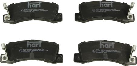 Hart 217 626 - Brake Pad Set, disc brake autospares.lv