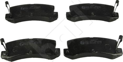 Hart 217 627 - Brake Pad Set, disc brake autospares.lv