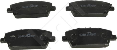 Hart 224 166 - Brake Pad Set, disc brake autospares.lv