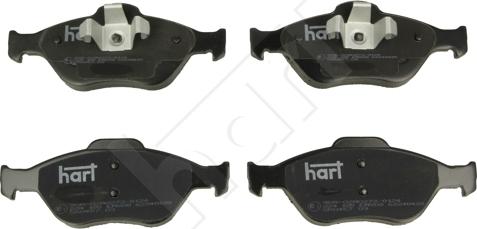 Hart 224 185 - Brake Pad Set, disc brake autospares.lv