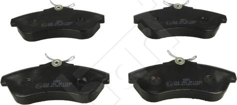 Hart 224 180 - Brake Pad Set, disc brake autospares.lv