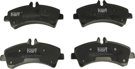 Hart 225 743 - Brake Pad Set, disc brake autospares.lv