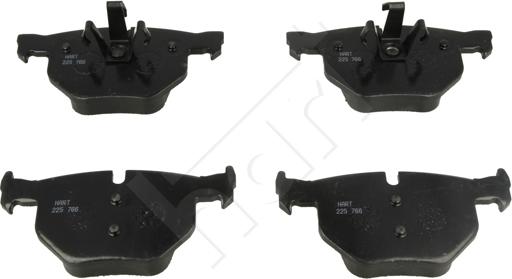 Hart 225 766 - Brake Pad Set, disc brake autospares.lv