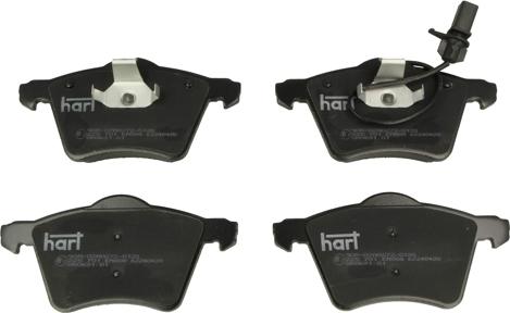 Hart 225 701 - Brake Pad Set, disc brake autospares.lv