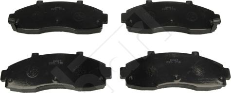 Hart 225 716 - Brake Pad Set, disc brake autospares.lv