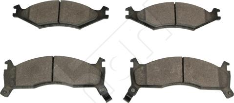 Hart 225 718 - Brake Pad Set, disc brake autospares.lv