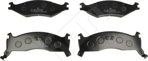 Hart 225 718 - Brake Pad Set, disc brake autospares.lv