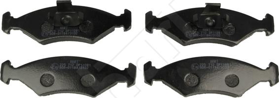 Hart 225 712 - Brake Pad Set, disc brake autospares.lv