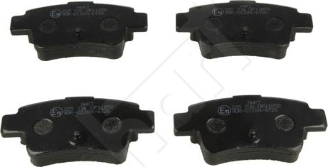 Hart 225 736 - Brake Pad Set, disc brake autospares.lv