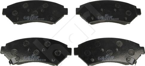 Hart 225 728 - Brake Pad Set, disc brake autospares.lv