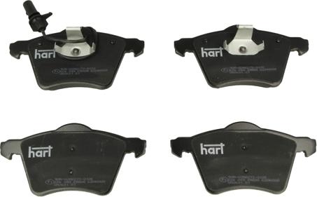 Hart 226 048 - Brake Pad Set, disc brake autospares.lv