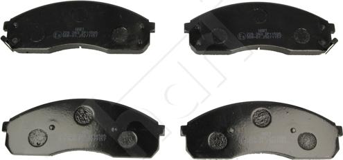 Hart 226 363 - Brake Pad Set, disc brake autospares.lv