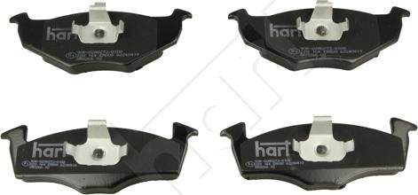 Hart 220 164 - Brake Pad Set, disc brake autospares.lv