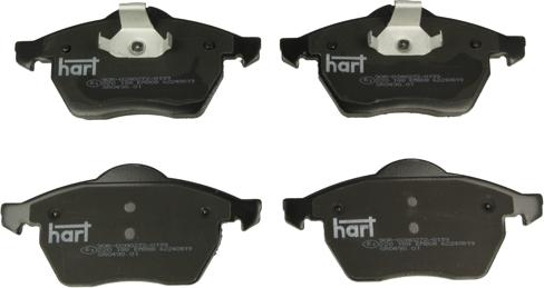 Hart 220 188 - Brake Pad Set, disc brake autospares.lv