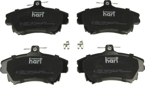 Hart 220 176 - Brake Pad Set, disc brake autospares.lv