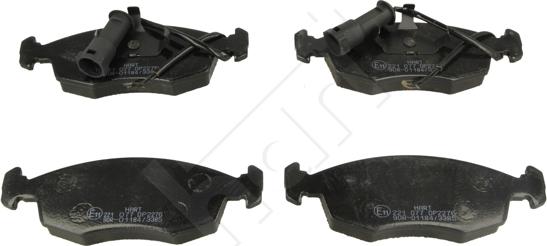 Hart 221 077 - Brake Pad Set, disc brake autospares.lv