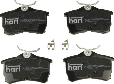 Hart 221 109 - Brake Pad Set, disc brake autospares.lv